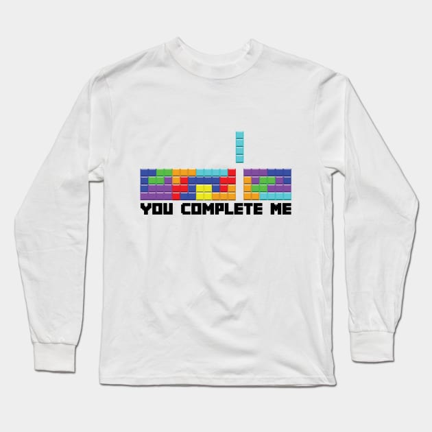 You Complete Me Long Sleeve T-Shirt by WinterWolfDesign